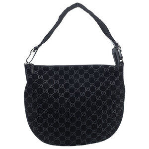 Gucci Suede One Handle Shoulder Bag